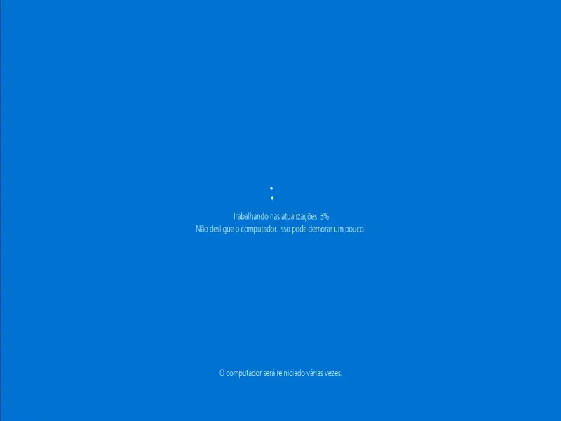 Atualizando o Windows 10