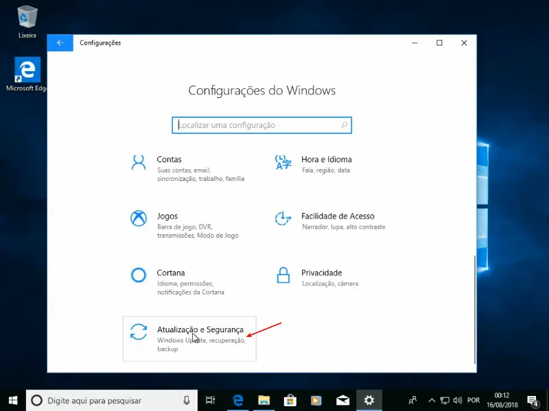 Windows 10 original GRÁTIS 26 Atualização e segurança