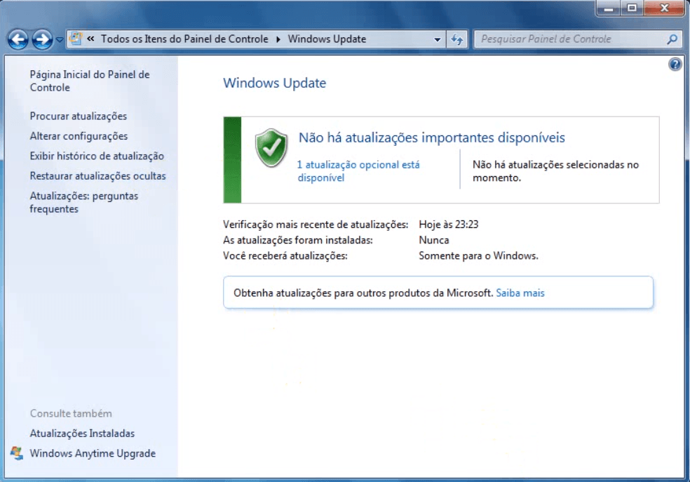 Corrigir erro 8024200F do Windows Update 8 Windows atualizado