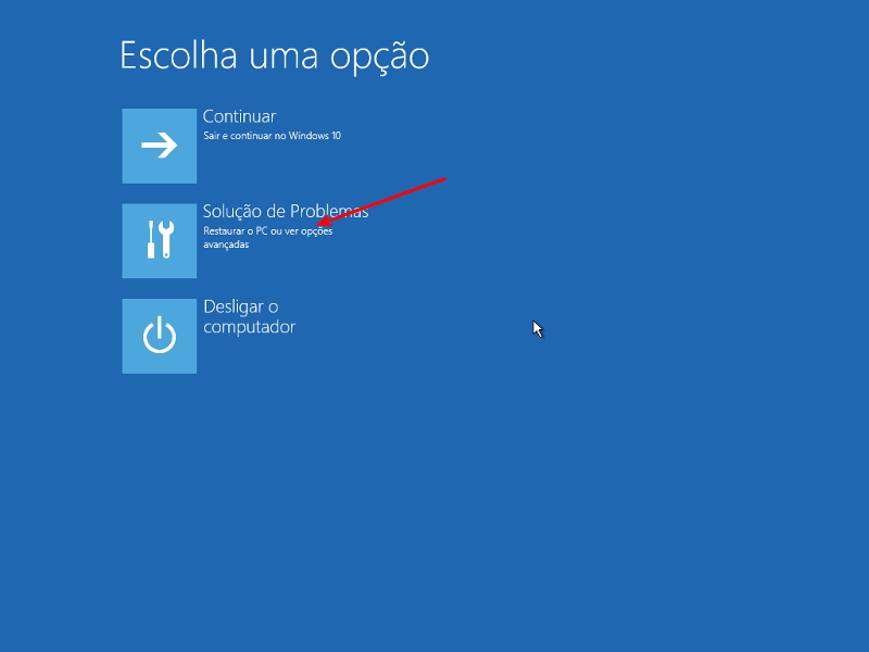 Consertar 'No bootable device' no Windows 10 3