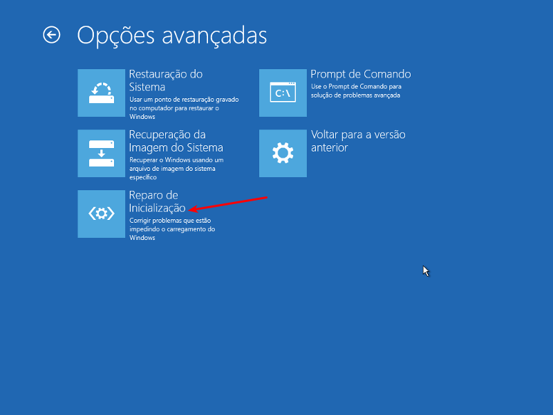 Consertar 'No bootable device' no Windows 10 5