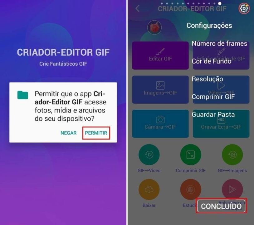 Abrir programa Criador de GIF