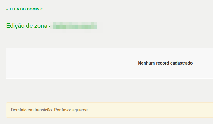 Domínio personalizado em lojas Shopify 5 Domínio em transição