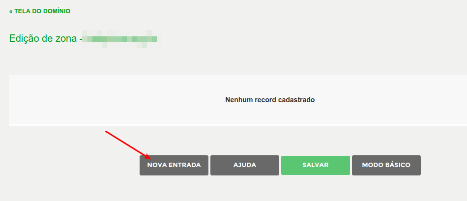 Edição do modo avançado