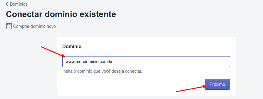 Domínio personalizado em lojas Shopify 14 Domínio personalizado em lojas Shopify 4