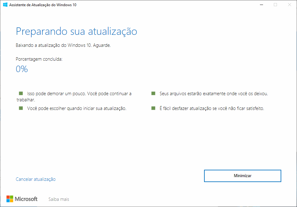 Como obter a atualização de maio/2019 do Windows 10 5