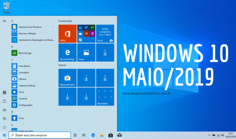 Windows 10 - Atualização de maio/2019