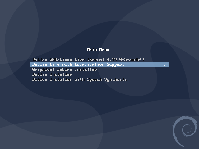 Iniciando sistema Debian 10 Buster