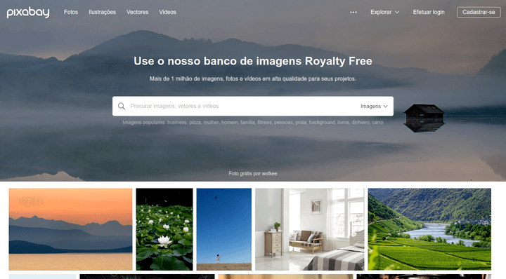Sites para baixar imagens grátis 6 Pixabay