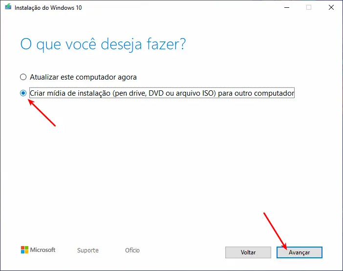 Baixar Windows 10 e gravar em pendrive 2 Baixar Windows 10 - Criar mídia de instalação