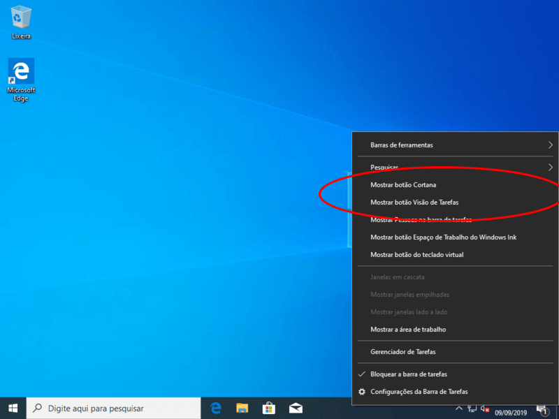 Configurações para deixar seu Windows 10 mais rápido 6 Desativar itens da barra de tarefas