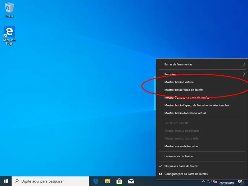 Configurações para deixar seu Windows 10 mais rápido 6 Desativar itens da barra de tarefas