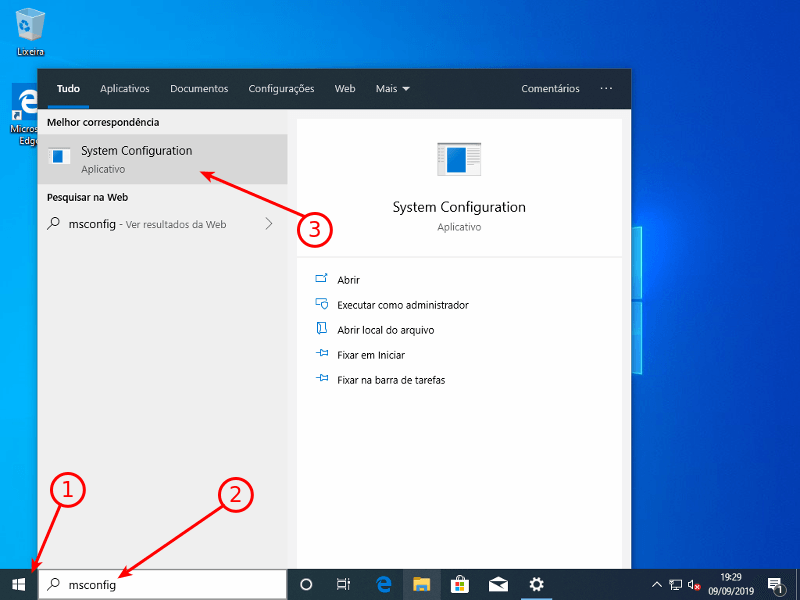 Configurações para deixar seu Windows 10 mais rápido 19 Msconfig