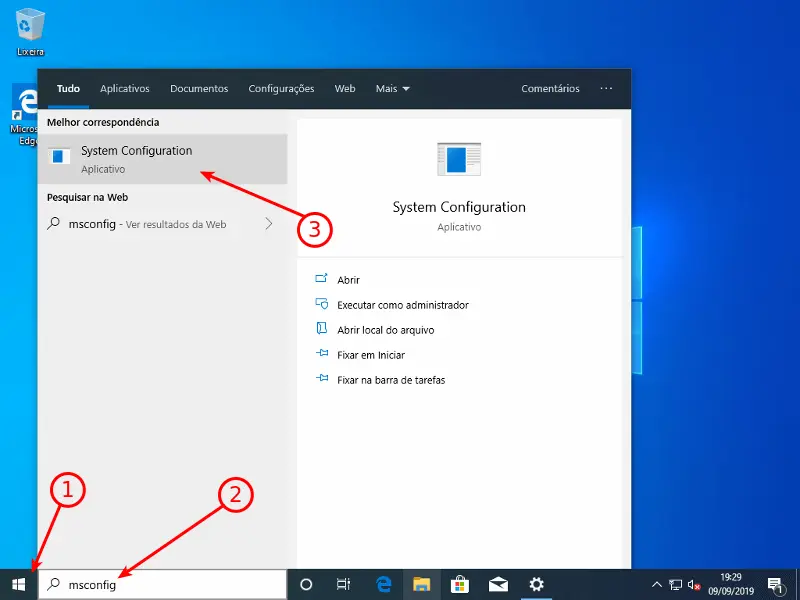 Configurações para deixar seu Windows 10 mais rápido 19 Msconfig