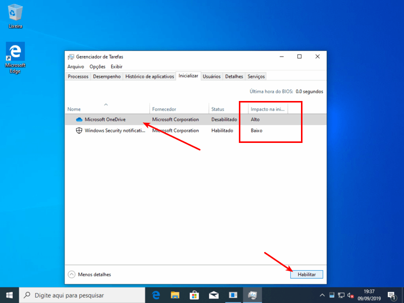 Configurações para deixar seu Windows 10 mais rápido 22 Desativar programas na inicialização