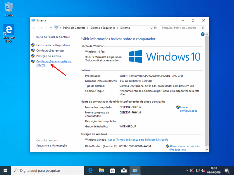 Configurações para deixar seu Windows 10 mais rápido 24 Configurações avançadas do Sistema