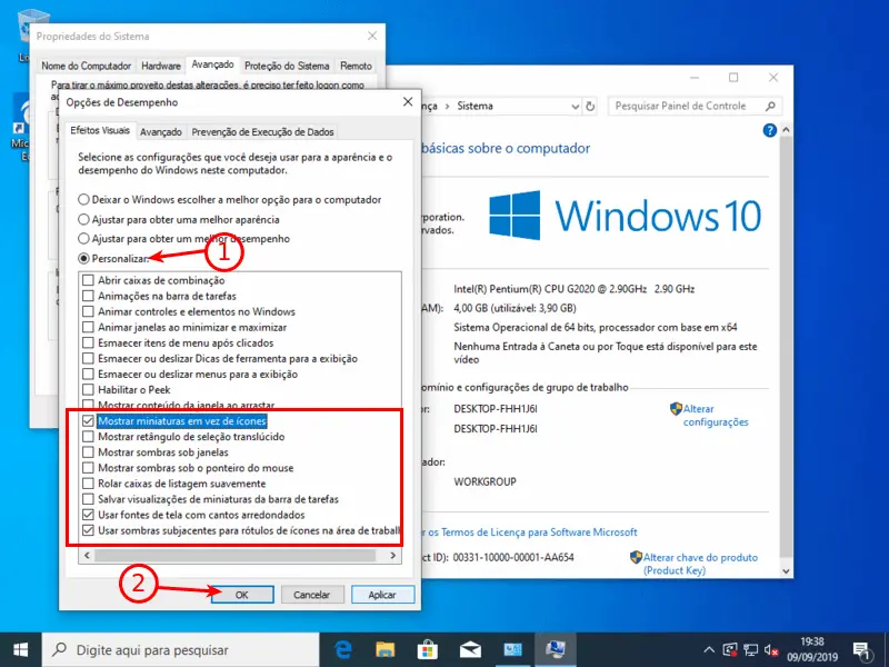 Configurações para deixar seu Windows 10 mais rápido 26 Ajuste de configurações de desempenho