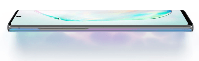 Galaxy Note 10 - Espessura menor que 8mm