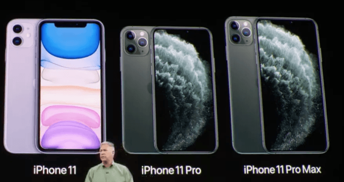 Diferença das telas dos modelos iPhone 11, Pro e Pro Max 