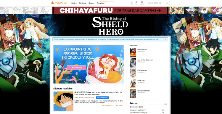 Os melhores streamings de filmes e séries em 2020 11 Crunchyroll