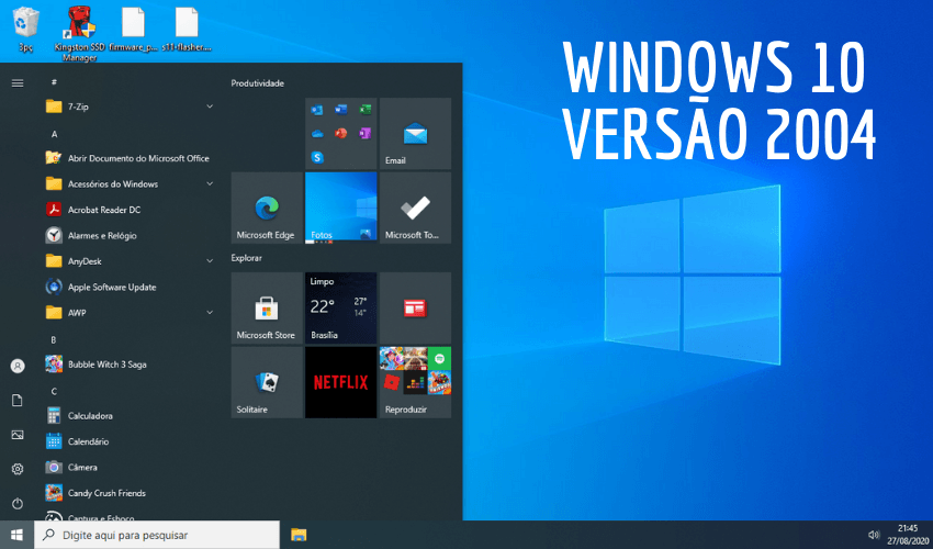 Windows 10 versão 2004