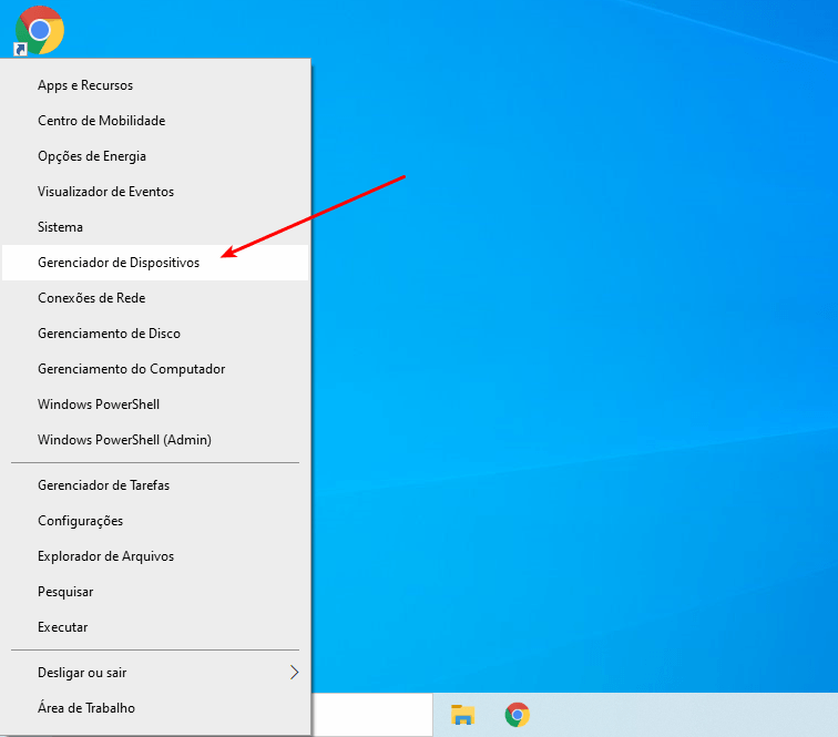 Notebook não desliga -  Gerenciador de dispositivos