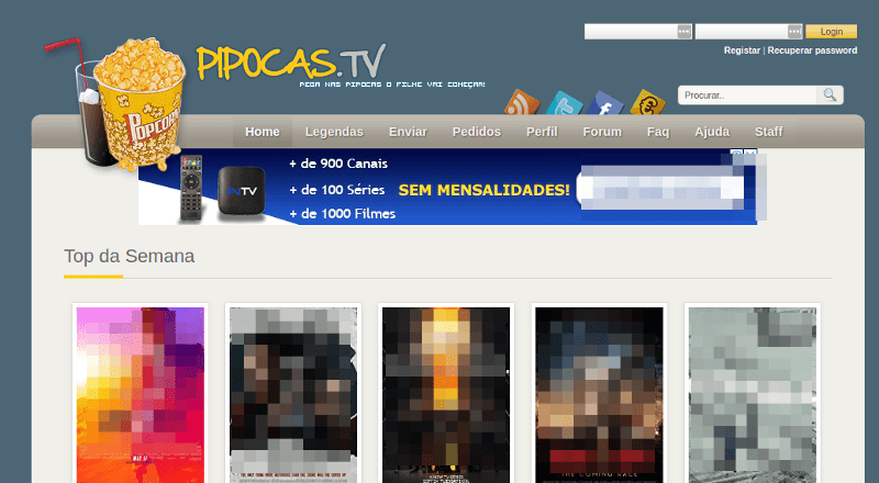 Site pipocas.tv