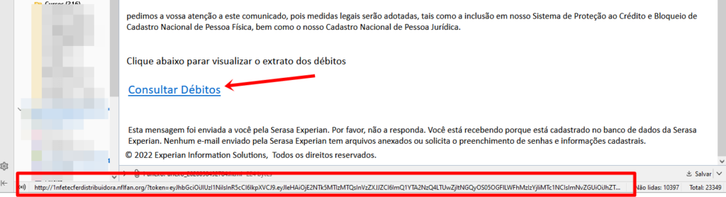 E-mail Serasa Experian é fato ou fake ? 1