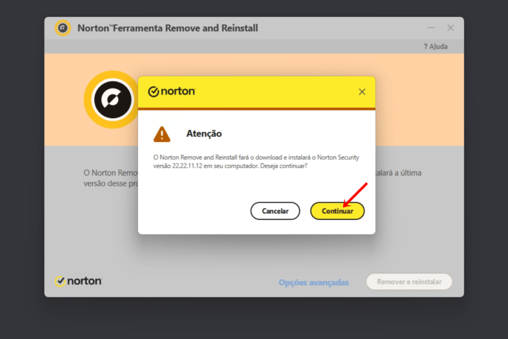 Ferramenta para desinstalar Norton