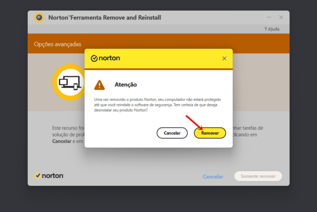 Ferramenta para desinstalar Norton