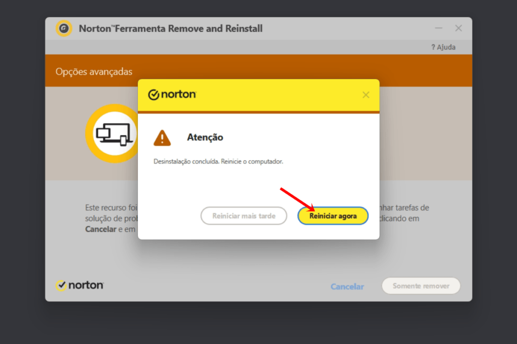 Ferramenta para desinstalar Norton