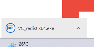 Erro VCRUNTIME140_1.dll não encontrado 3 O chrome baixa o arquivo à sua esquerda
