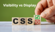 Diferenças entre visibility e display – CSS