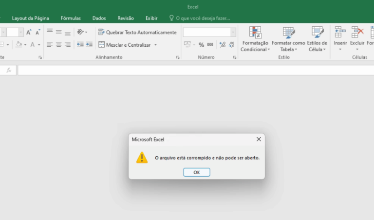 Todos os documentos do Excel e Word estão corrompidos? 1