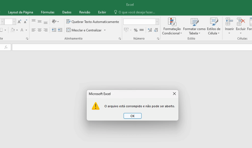 Todos os documentos do Excel e Word estão corrompidos? 1