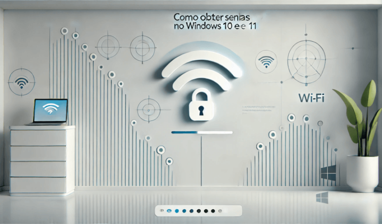 Destaque de descobrir senhas do WiFi no Windows 10 e 11