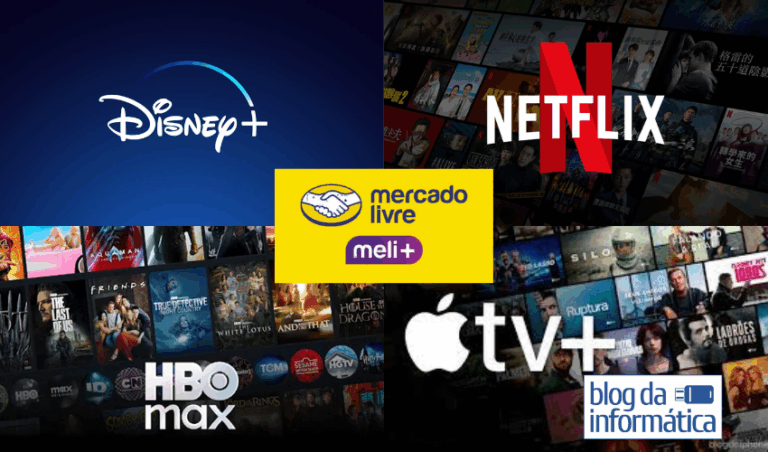 Assinatura Meli+ Vale a pena - Netflix, Disney, HBO Max e Apple TV +