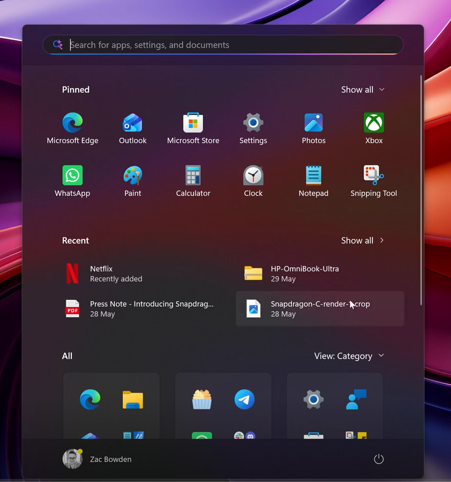 Novo Menu Iniciar do Windows 11: agora dá para desligar seções e ajustar o tamanho 1 Controle sobre o novo Menu Iniciar