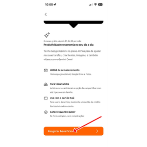 Itaú libera Gemini avançado grátis por até 12 meses: veja como resgatar no app 7 Itaú libera Gemini avançado grátis por até 12 meses: veja como resgatar no app 1