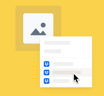 Tela mostrando as opções de gerenciamento de armazenamento do Dropbox.