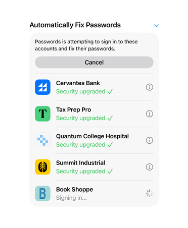 Correção de senhas - Divulgação Apple ios27-apple-intelligence-corrigir-senhas-seguranca