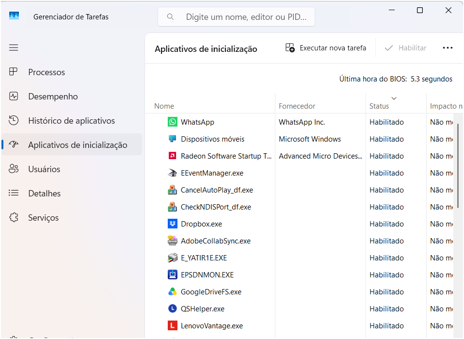 Memória RAM cara? 7 ajustes no Windows 11 para melhorar o desempenho 2 Aplicativos de inicialização