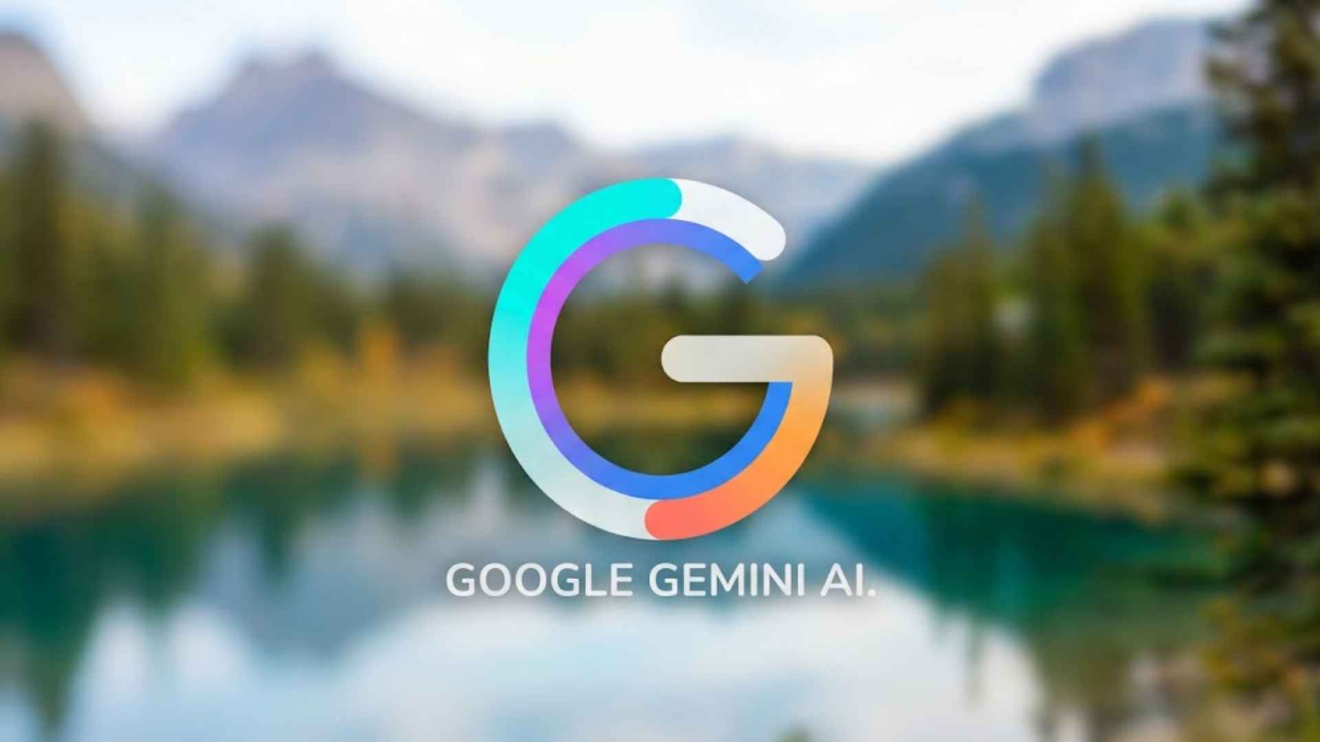 Imagem desfocada com o logo do Google no centro
