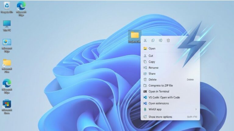 Novo menu do botão direito do Windows 11 mais rápido e sem travamentos