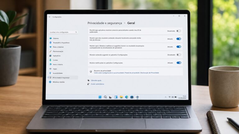 Anúncios do Windows 11: veja 9 ajustes para deixar o sistema menos invasivo 2 Configuracoes do Windows 11 com anuncios desativados