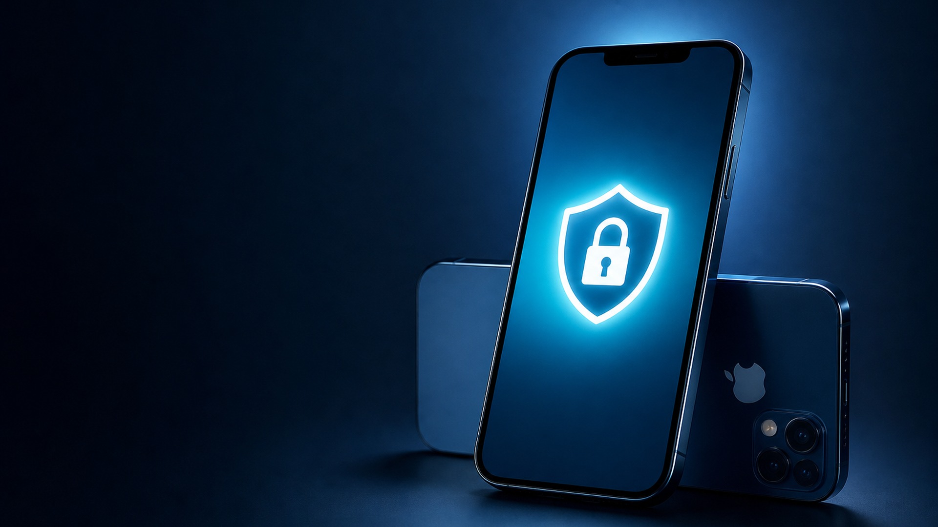 iOS 27 corrige 122 vulnerabilidades de segurança, incluindo falhas graves no kernel 1 iPhone com símbolo de cadeado e escudo, representando a correção de segurança do iOS 27