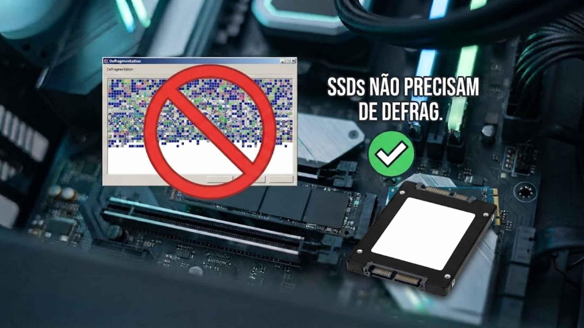 Não defrag no SSD