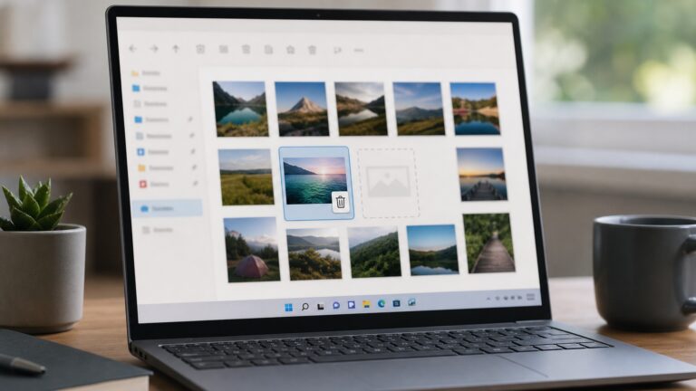 Miniaturas de fotos no Windows 11