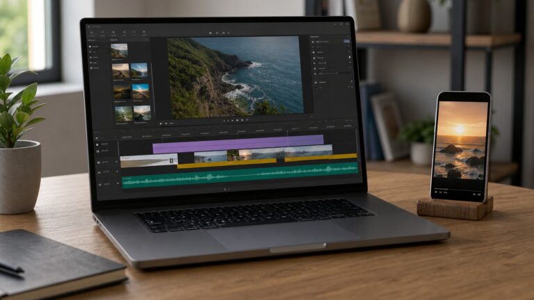 Cutwire Drift: alternativa gratuita e open source ao CapCut chega ao Linux 2 Laptop com editor de vídeo open source Cutwire Drift no Linux