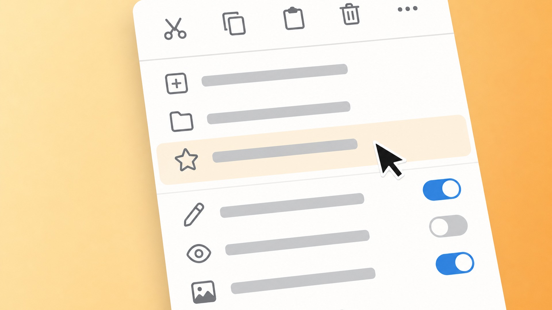 Windows 11 KB5127936: como usar o novo menu de contexto personalizável 1 Menu de contexto simplificado com interruptores e cursor